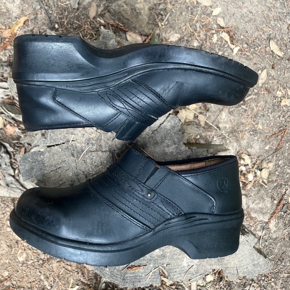 ARIAT WORK Women's Steel Toe Safety Clog Black SZ 8.5 - Picture 5 of 7